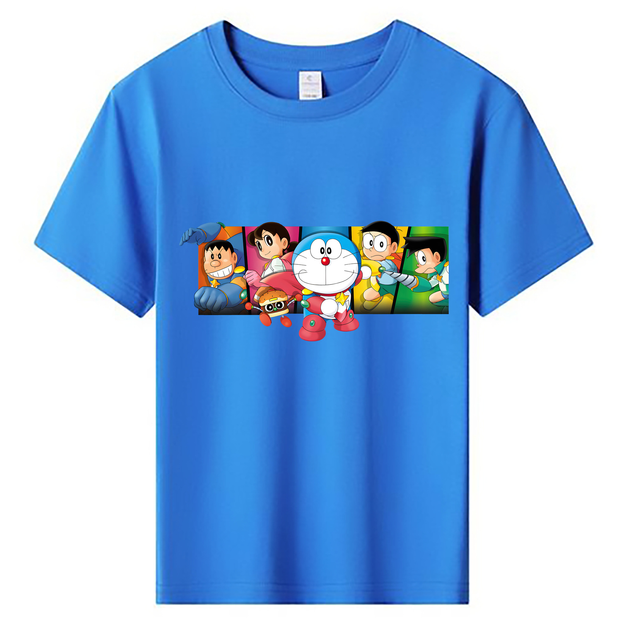（画像用） ドラえもん Doraemon 綿100％キッズTシャツ（フロントプリント）
